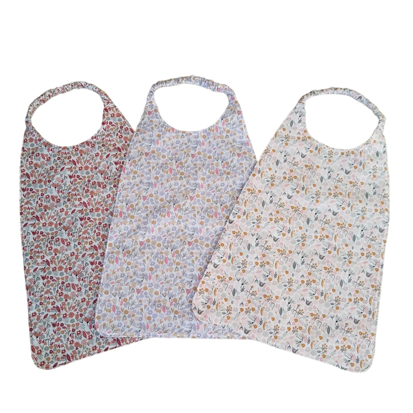 Lot de 3 Serviettes Bavoir Élastiques pour Enfants - Parfaites pour la Cantine et la Maternelle