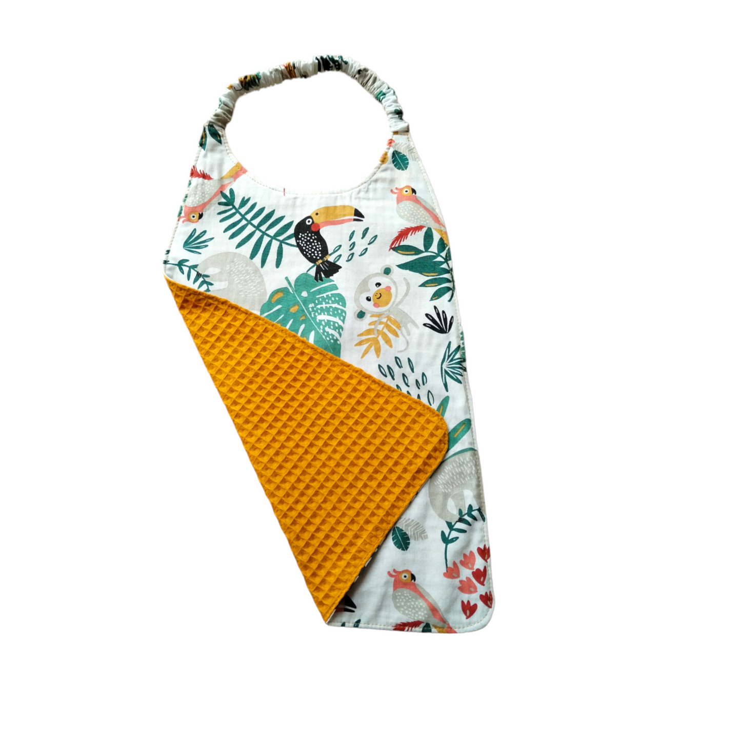 Lot de 3 serviettes bavoir élastique enfants pour la cantine, Bavoir pour la maternelle