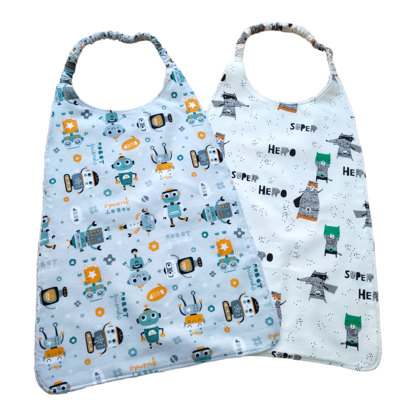 Lot de 2 serviettes de table avec élastique